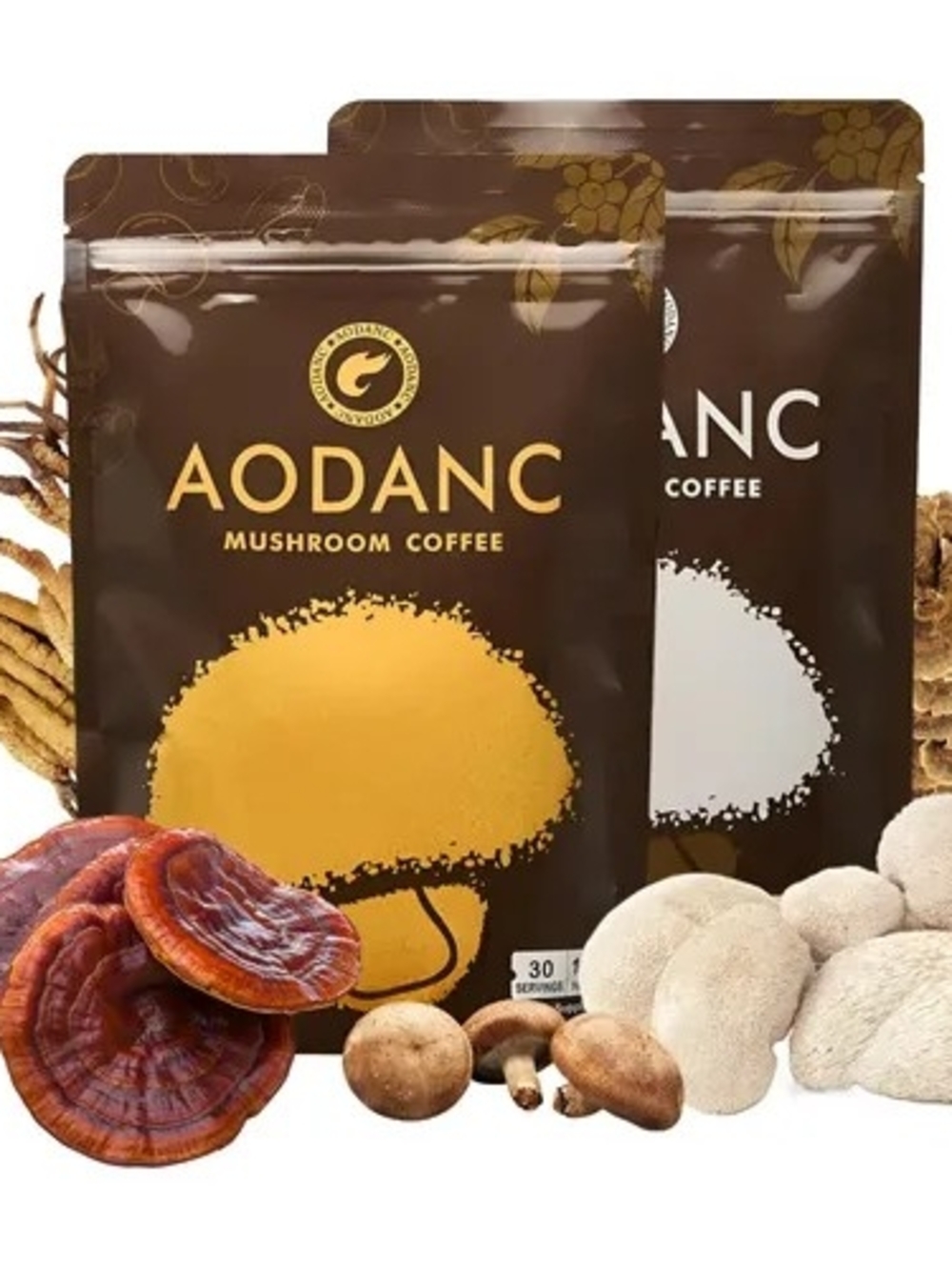 Aodanc Mushroom Coffee - Plain And Coconut.